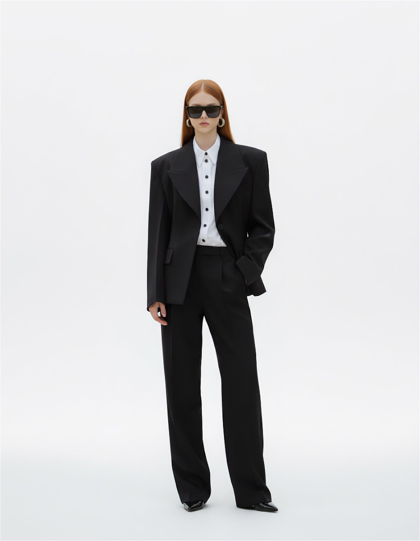 NARA STRUCTURED BLAZER BLACK
