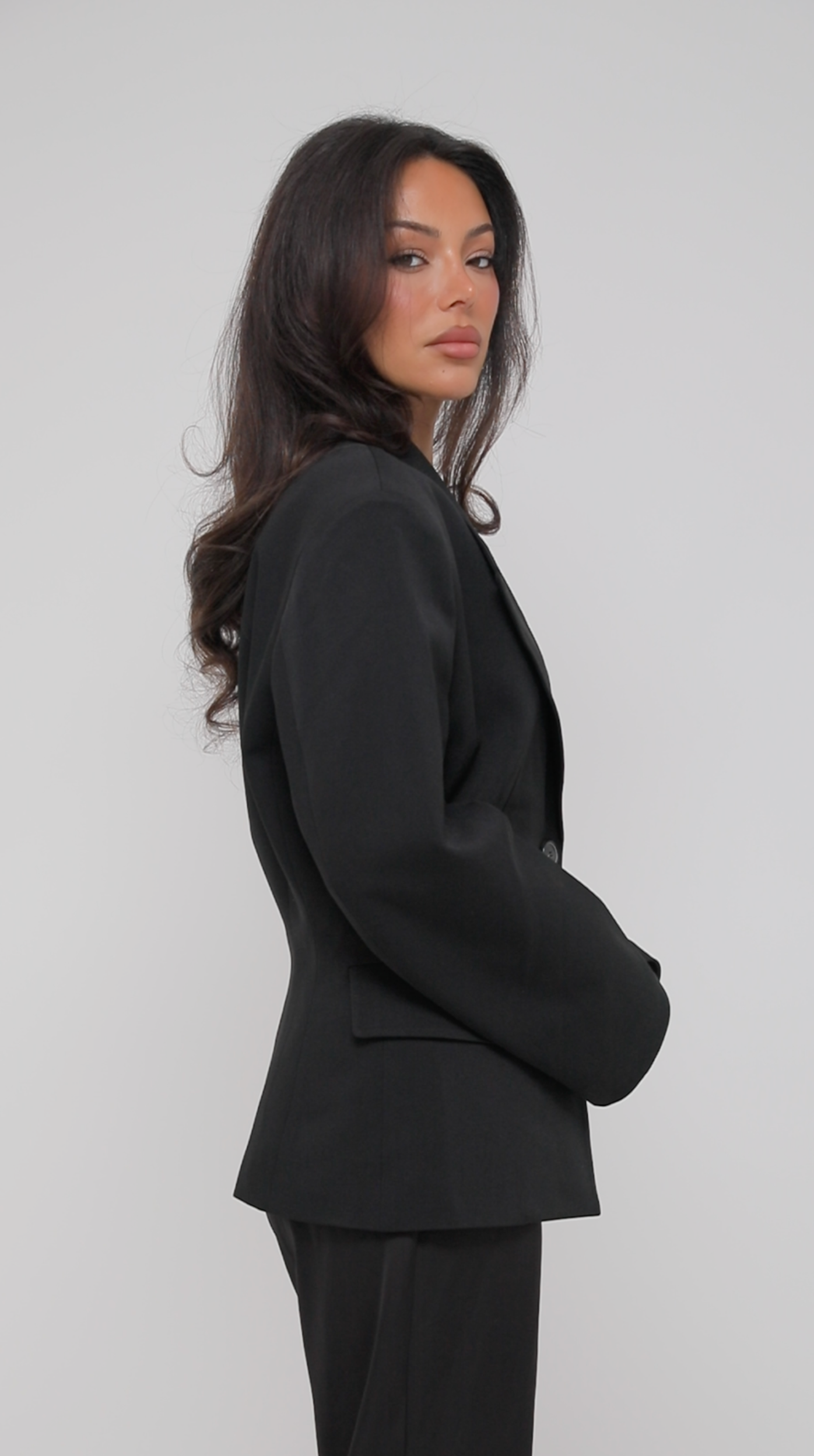 NARA STRUCTURED BLAZER BLACK
