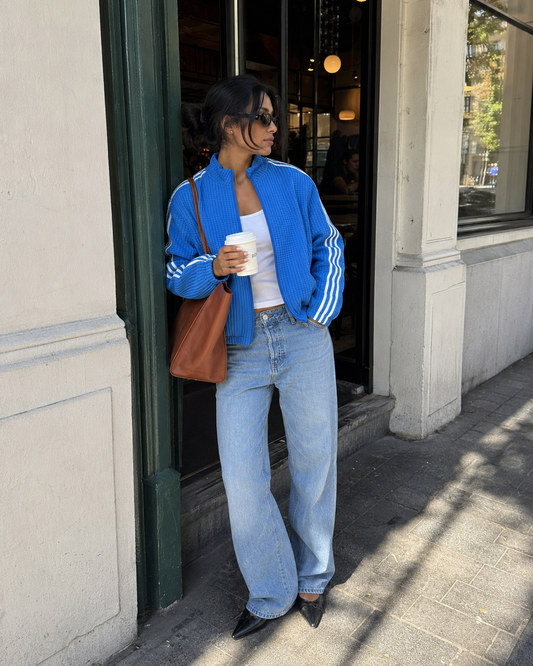 THE RIO LIGHTWEIGHT ZIP JACKET - BLUE