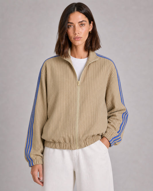 THE RIO LIGHTWEIGHT ZIP JACKET - SAND