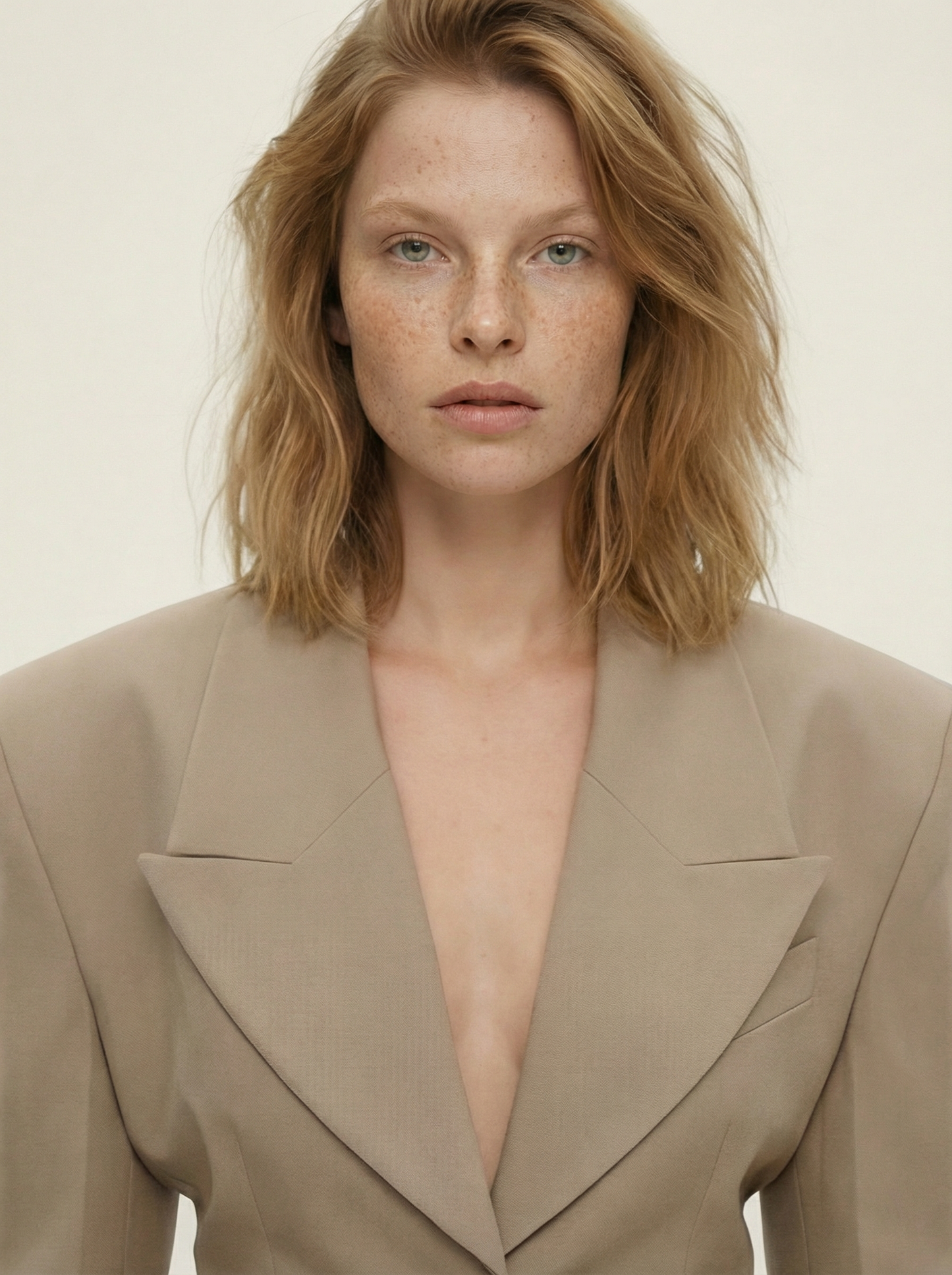 NARA STRUCTURED BLAZER BEIGE