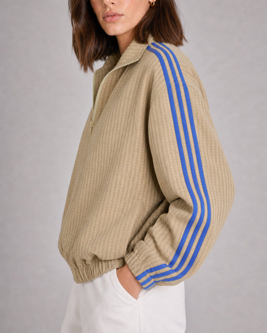 THE RIO LIGHTWEIGHT ZIP JACKET - SAND